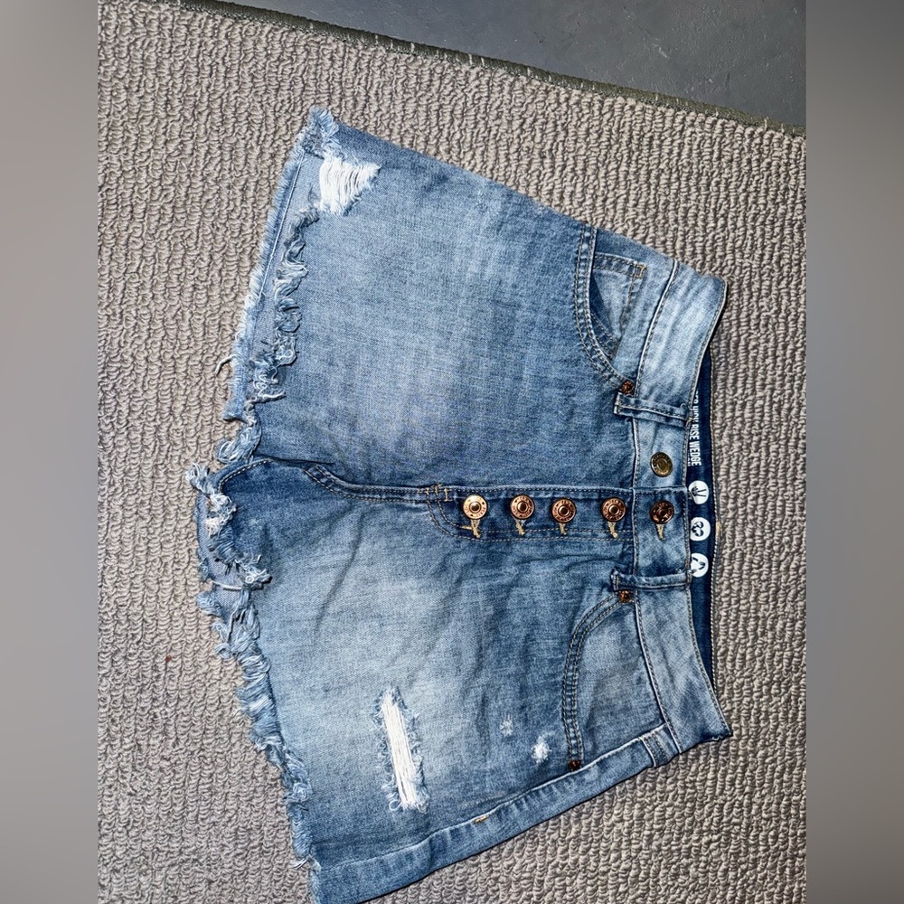Super High Rise Jean Shorts